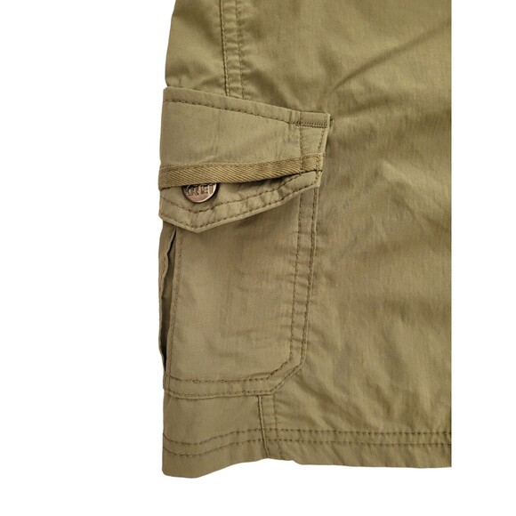 REI Womens Athletic Skirt sz 2 Green Nylon Stretch Pockets Draw String Outdoor - Picture 5 of 9
